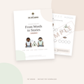 First  Grade Mini Literacy Pack: From Words to Stories (Ending Blends)