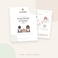 First  Grade Mini Literacy Pack: From Words to Stories (Bossy R)