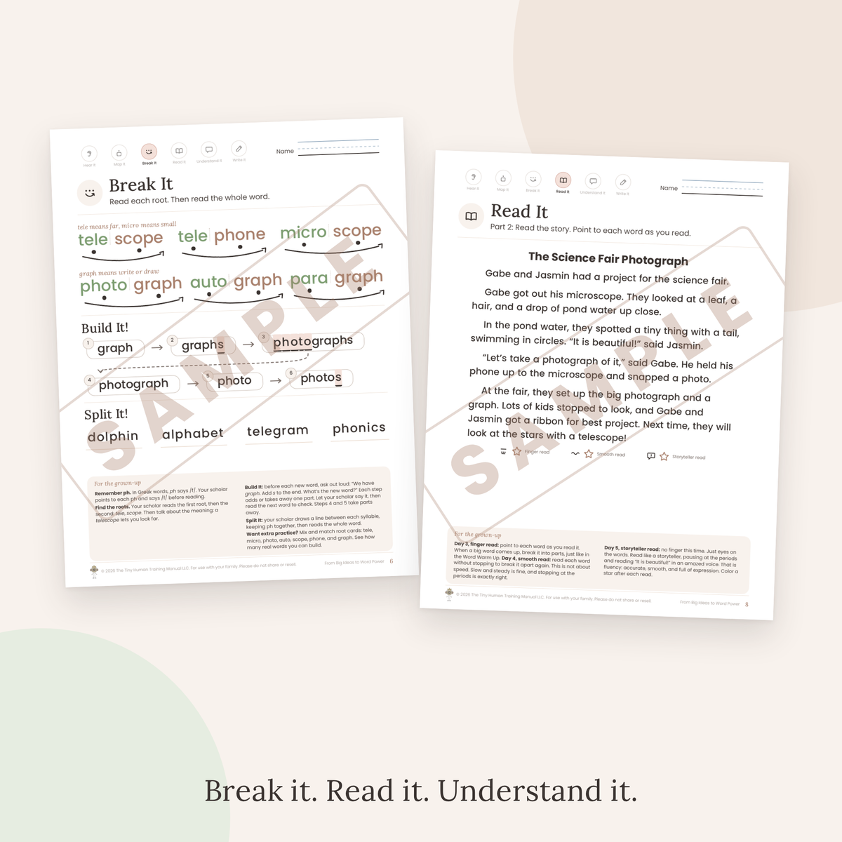 Fourth Grade Mini Literacy Pack: From Big Ideas to Word Power (Greek Roots and ph)