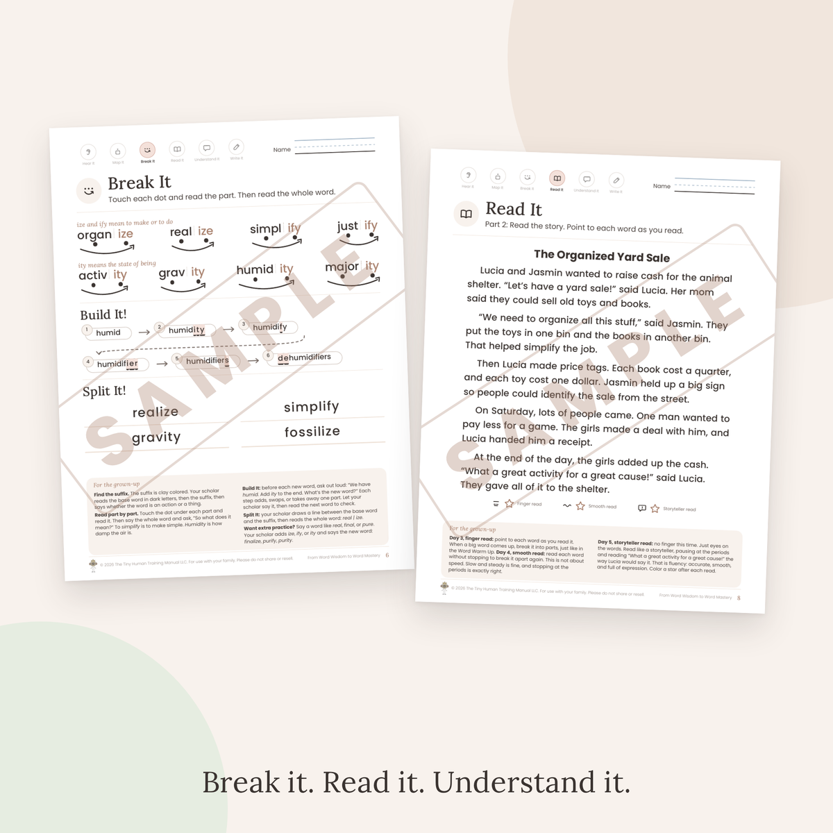 Seventh Grade Mini Literacy Pack: From Word Wisdom to Word Mastery (Suffixes: ize, ify, ity)