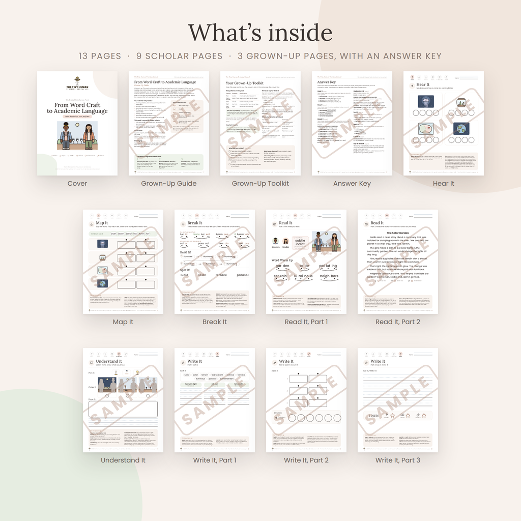 Ninth Grade Mini Literacy Pack: From Word Craft to Academic Language (Latin Roots: luc, lum, sol, terr)