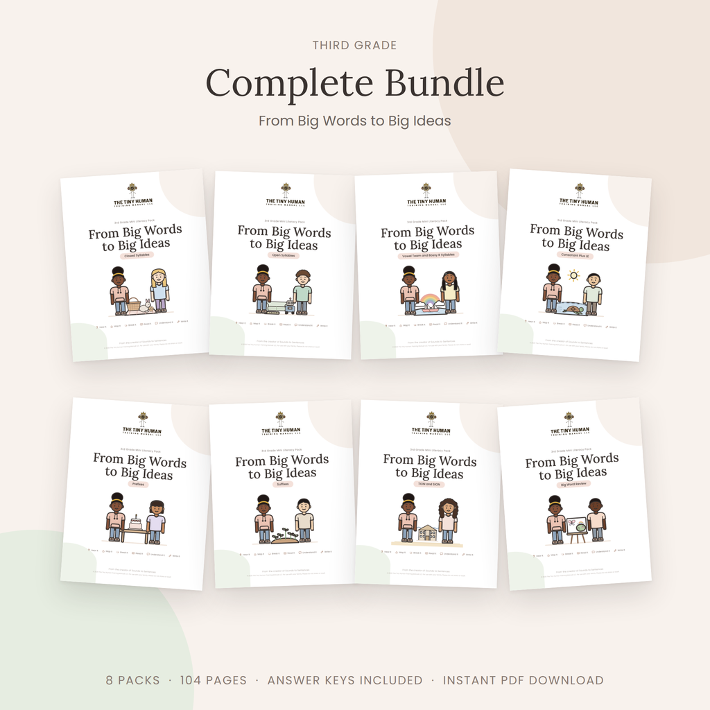 Complete Third Grade Bundle: From Big Words to Big Ideas