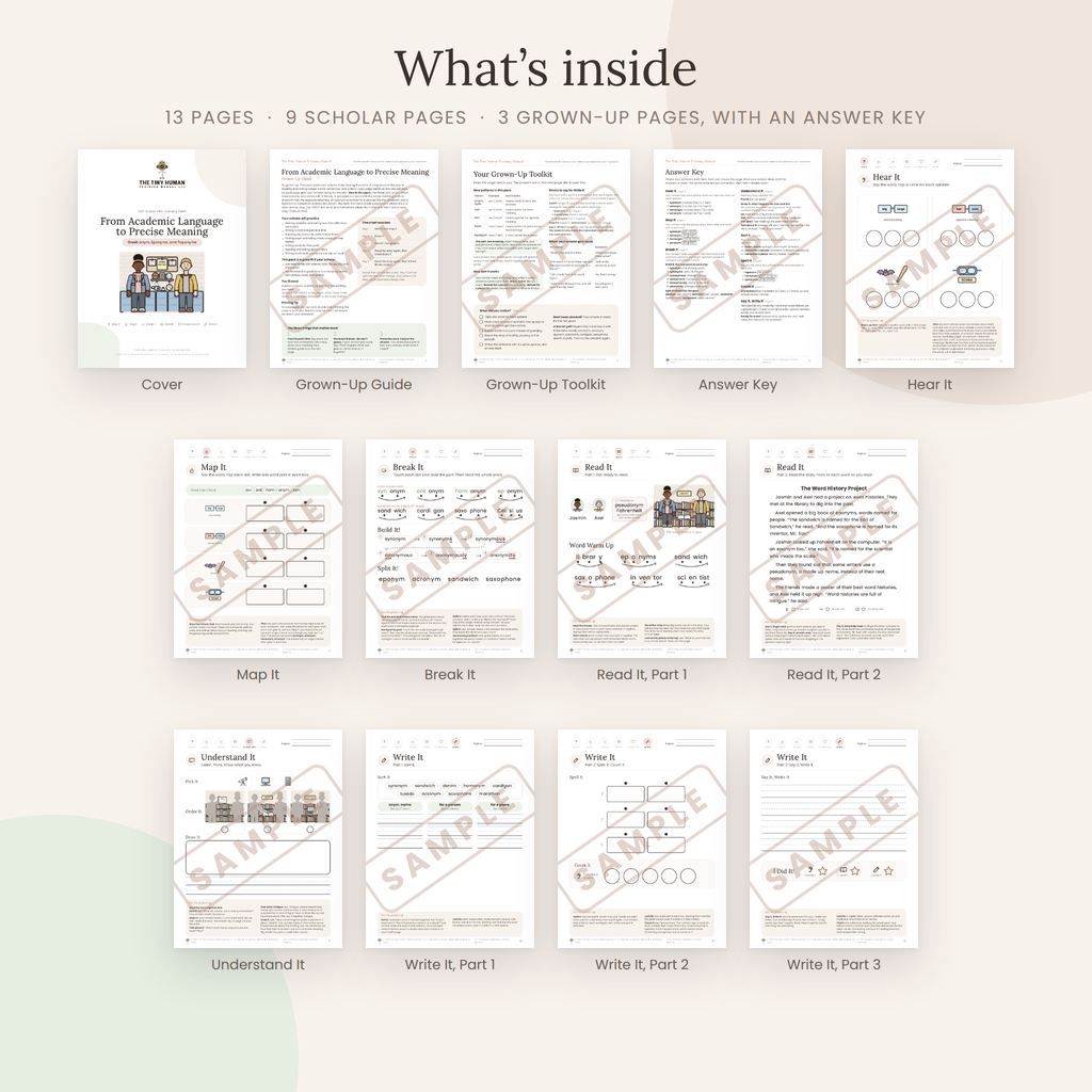 Tenth Grade Mini Literacy Pack: From Academic Language to Precise Meaning (Greek onym, Eponyms, and Toponyms)